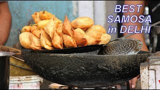 The Best Samosas in Delhi  Dukhi Ram Samose Wala in Rohini Daily 2000 Samose by Chef Kunal Sain [upl. by Gwenneth]