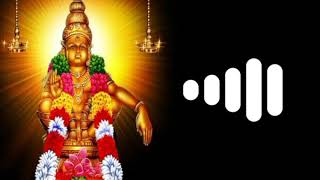 top Ayyappan Swamy ringtone  swamiya saranam ayyapa [upl. by Louella]