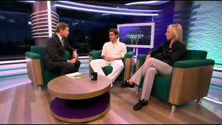 Tennis Channel interview post Wimbledon 2012 [upl. by Oleta643]