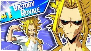 Fortnite MHA Toshinori Yagi Win PS5 Gameplay [upl. by Merri]