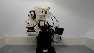 LEGO Technic Pneumatic Head sings  Hommage to Martin Kippenberger [upl. by Simonsen28]