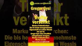 spiegel Talkshows Feldenkirchen gregorgysi Gysi Wessis Arroganz [upl. by Ixel]