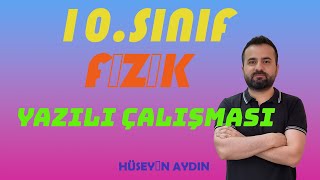 10 SINIF 2 DÖNEM SON FİZİK YAZILISI [upl. by Alidia]