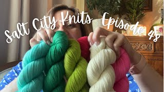 Salt City Knits  Ep 48  New design in progress and casting on socks with magic loop [upl. by Kikelia]