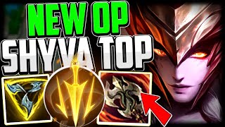 NEW SHYVANA TOP STRAT IS NOT FAIR BEST SPLIT PUSHER IN GAME  League of Legends [upl. by Oiled465]