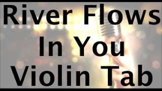 Learn River Flows In You on Violin  How to Play Tutorial [upl. by Elena]