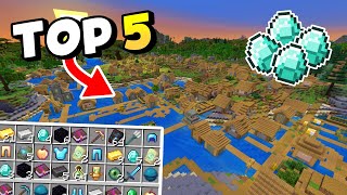 🔥 BEST OP Seeds for Minecraft pe 121 mcpe amp bedrock seeds [upl. by Haimirej]