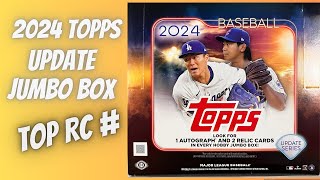 New Release  2024 Topps Update Series Jumbo Box 3 Hits Per Box and 2 Silver Packs [upl. by Stearne640]