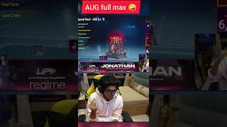 AUG FULL MAX JONATHAN GAMING 😱 jonathangaming jonathanlive jonathan crateopening shorts bgmi [upl. by Acalia]