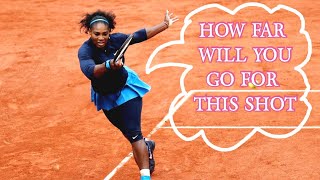 Serena Williams Rocket Returns  SERENA WILLIAMS FANS [upl. by Groos]