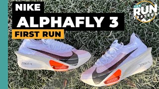 Nike Alphafly 3 First Run Review Nike’s worldrecord breaker tested with a 35min 10K [upl. by Ynohtona]