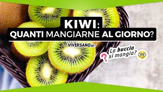 KIWI a cosa FANNO BENE Chi deve EVITARLI 8 domande al NUTRIZIONISTA [upl. by Yemarej3]