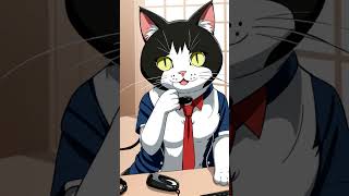 Cat call phone catlover cat funny talkingtom kitten cute [upl. by Ardnasak174]