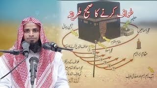 Tawaf Karne ka sahi Tariqa how to perform tawaf طواف کا طریقہ By Mufti Salim Thanvi Sb DB [upl. by Ytsim]