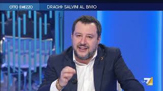 Salvini quotGiorgetti conosce Draghi mi consiglia di guardare le cartequot [upl. by Selyn]