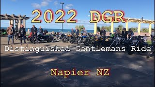 Distinguished Gentlemans Ride 2022 Napier NZ [upl. by Sandry]