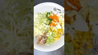 The Salad That Helps You Lose Weight shorts food veggiesalad cooking recipe [upl. by Mclyman]