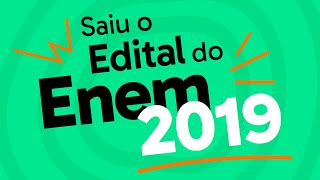 SAIU O EDITAL DO ENEM O QUE ISSO MUDA NA MINHA VIDA [upl. by Noiramaj]