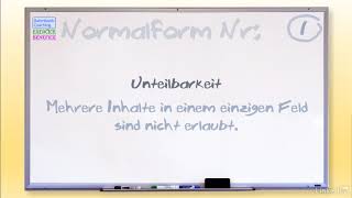 Access  grundlegende Normalformen einer Datenbank in der Übersicht [upl. by Adnwahsat]