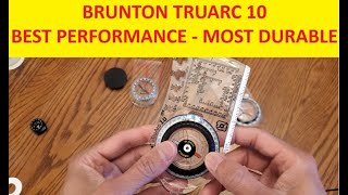 BRUNTON TRUARC 10 Compass Review  MY FAVORITE COMPASS  Best performance and Most Durable  AWESOME [upl. by Nylyak781]