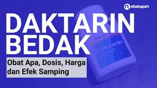 Daktarin Bedak Obat Apa Dosis Harga dan Efek Samping [upl. by Nylirahs]