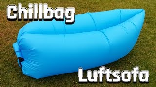 Laysack  Luftsofa  Chillbag  Luftcouch  Inflatable Beach Lounge im Review [upl. by Ert352]