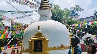 swayambhunath temple kathmandu  swayambhunath stupa  monkey temple [upl. by Moreen471]