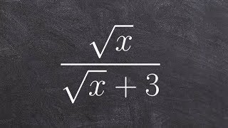 Simplifying a radical expression by multiplying by conjugate [upl. by Amikan725]