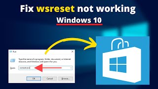 wsreset Not Working Windows 10  Easiest Way To Fix It [upl. by Assil]