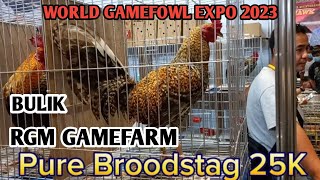 Doc Ronnie Magbalon  RGM BULIK  WORLD GAMEFOWL EXPO 2023 [upl. by Flavius]