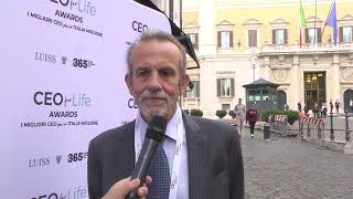 Francesco Minotti Mediocredito Centrale  CEOforLIFE AWARDS 2023  25 OTTOBRE 2023  INTERVISTA [upl. by Bonnette]