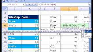 Excel Magic Trick 204 Adding w Case Sensitive Criteria [upl. by Gonnella]