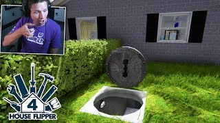 House Flipper  Part 4  SECRET UNDERGROUND BUNKER [upl. by Dreda]