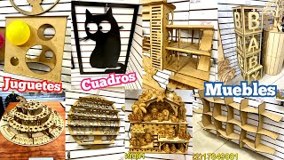 WOOW 😱 Fabricantes Mayoristas de MDF ahora en IZAZAGA 99 😍 quotMuebles Adornos juguetes  cuadrosquot [upl. by Neelyk]