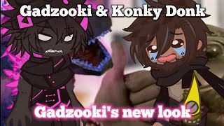 Kaiju react to Gadzooki amp Konky Donk Gadzookis new look monsterverse Gacha [upl. by Maddie]