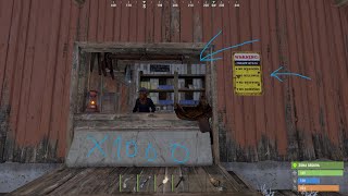 visitando la tienda rust x1000 server wipe [upl. by Obeded]