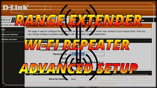 DLink Router Wireless Repeater  Wireless Range Extender Full Setup [upl. by Mccowyn]