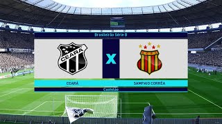 Gol de Cléber  Ceará x Sampaio Corrêa  PES 2021 PC  Patch da BMPES [upl. by Nnaeirrac260]