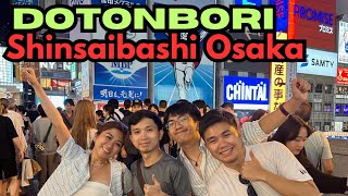 JAPAN VLOG 8 OSAKA Dotonbori  Shinsaibashi by Poyee Alvarez [upl. by Zebedee]