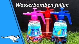 Wasserbomben fernab vom Wasserhahn füllen [upl. by Yrkcaz]