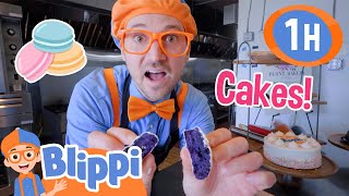 Blippis Color Cake Baking  Blippi  Educational Videos for Kids  Moonbug Kids Express Yourself [upl. by Northrup]