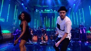 Justin Timberlake covers the Jacksons Shake Your Body Down To The Ground in the Live Lounge [upl. by Pirri]