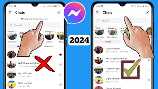 How To Fix Messenger Missing Chat History Sync Now Option Not Showing Problem 2024 [upl. by Nosnar]