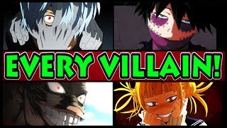 EVERY VILLAIN EXPLAINED My Hero Academia  Boku no Hero Academia All Villains and Their Quirks [upl. by Bender]