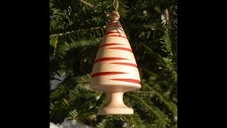 Turning a Christmas Tree Ornament [upl. by Cull]