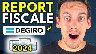 La DICHIARAZIONE dei REDDITI di DEGIRO 2024 [upl. by Aierdna97]