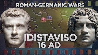 Idistaviso 16 AD  RomanGermanic Wars DOCUMENTARY [upl. by Bred]