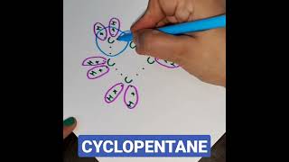 CYCLOPENTANE ELECTRON DOT STRUCTURE CLASS X [upl. by Helbonna]