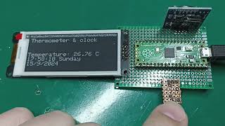 Epaper display with Raspberry Pi Pico [upl. by Ydarg]