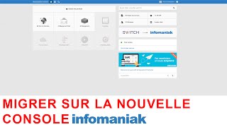 Le guide pour migrer son site dans la nouvelle console dInfomaniak [upl. by Awra]